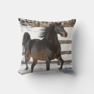 Winter Horse Cushion