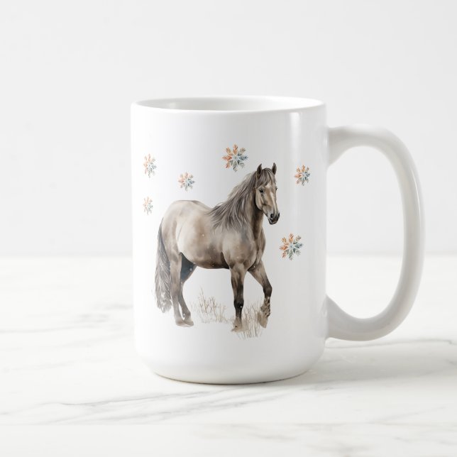Winter Horse Mug (Right)