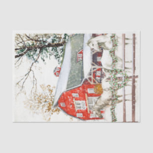 Winter Horses Tissue Paper