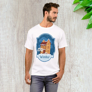 Winter House In The Snow T-Shirt