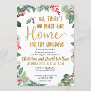 Winter Housewarming Party Invitations