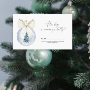 Winter how big is mummy's belly enclosure card