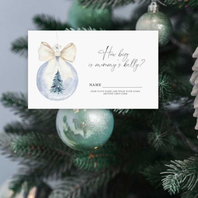 Winter how big is mummy's belly enclosure card (Creator Uploaded)