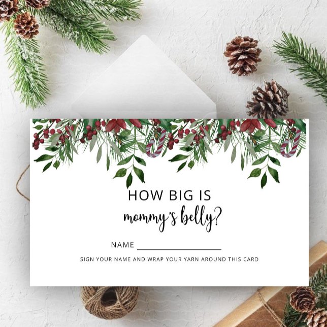 Winter how big is mummy's belly enclosure card (Creator Uploaded)