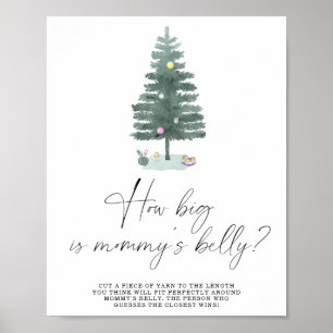 Winter how big is mummy's belly game poster