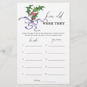 Winter How old were they bridal game