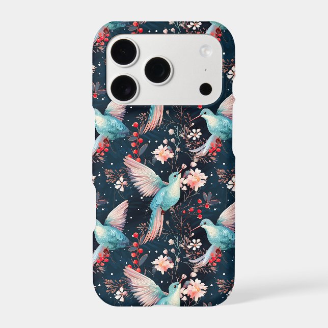 Winter Hummingbirds Pattern (Back)