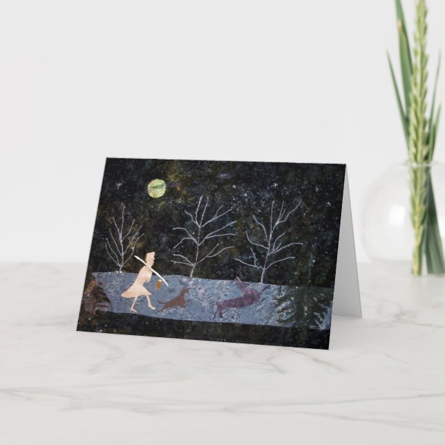 Winter Hunt Holiday Card (Front)