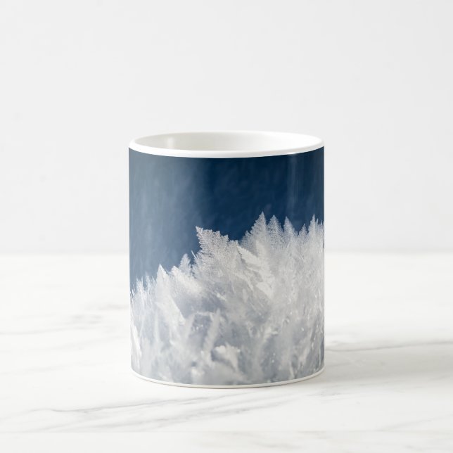 Winter Ice Crystals Coffee Mug (Center)