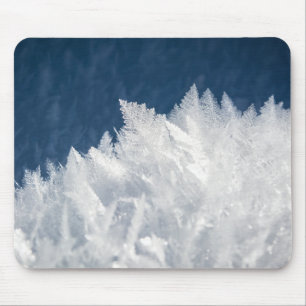 Winter Ice Crystals Mouse Mat