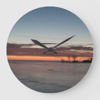 Winter Ice Sunrise on Lake Winnebago
