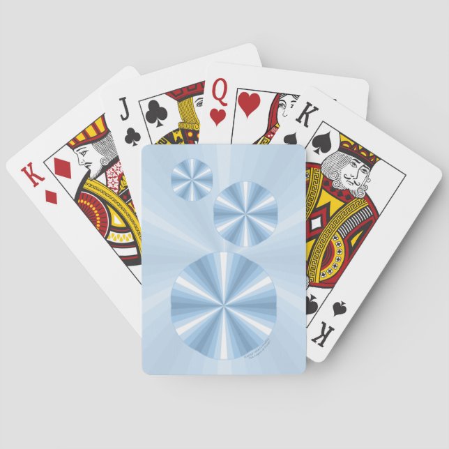 Winter Illusion Classic Playing Cards (Back)