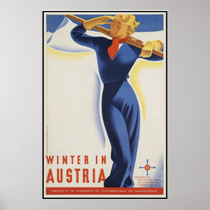 Winter in Austria Poster