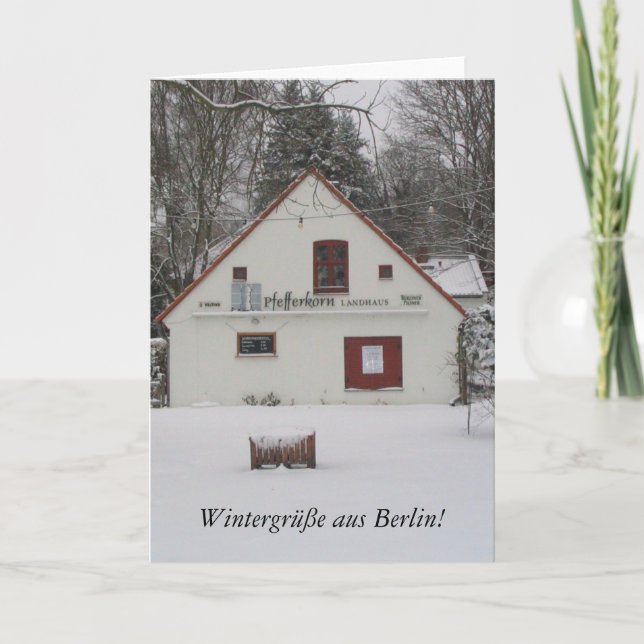 Winter in Berlin Card (Front)