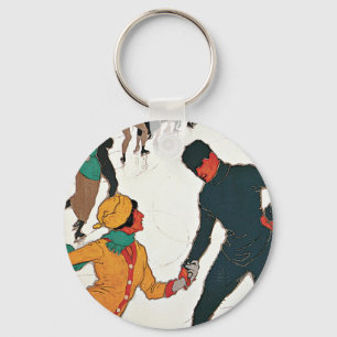 Winter in Davos Key Ring