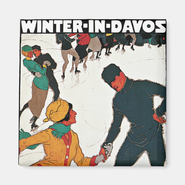 Winter in Davos Magnet (Front)