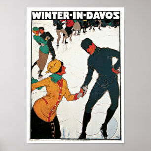 Winter in Davos Poster