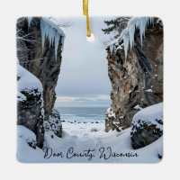 Winter in Door County Wisconsin Souvenir Keepsake