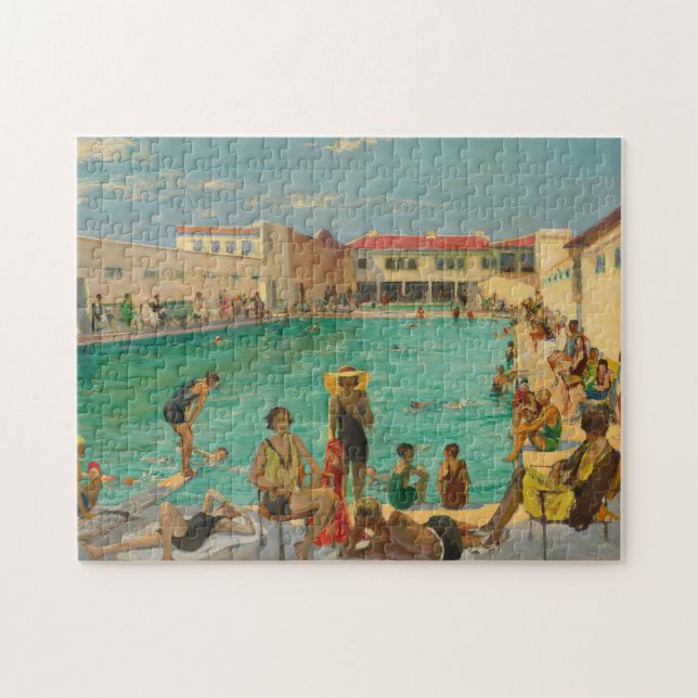 Winter In Florida | Sir John Lavery Jigsaw Puzzle (Horizontal)