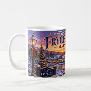 Winter in Fryeburg Maine Coffee Mug