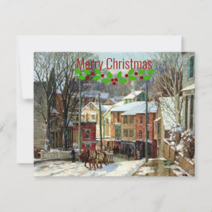 Winter in Gloucester - Merry Christmas! Holiday Card