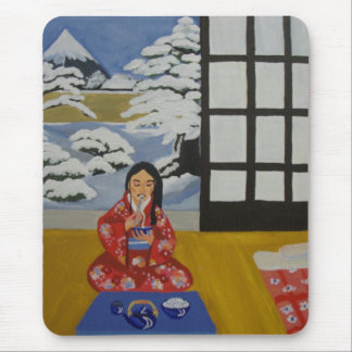 Winter in Japan Mouse Mat