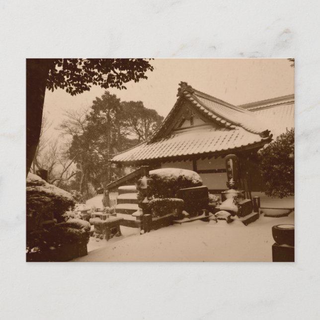 Winter in Japan Postcard (Front)