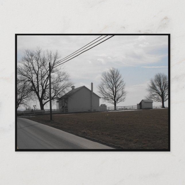 ~ Winter in Lancaster County ~ 20 Postcard (Front)