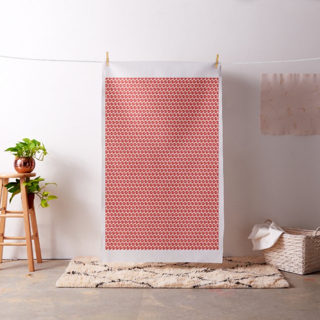 winter in love-Red hearts Fabric (In Situ)