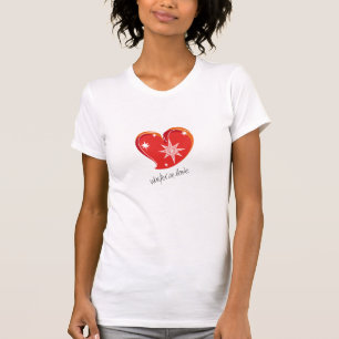 winter in love-Red T-Shirt