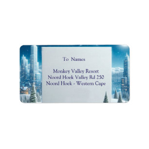 WINTER in Magical Wonderland Label
