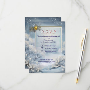 WINTER in Magical Wonderland RSVP Card