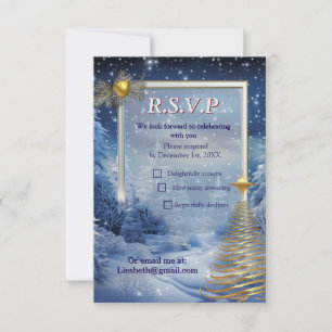 WINTER in Magical Wonderland RSVP Card