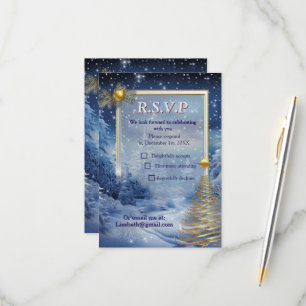 WINTER in Magical Wonderland RSVP Card
