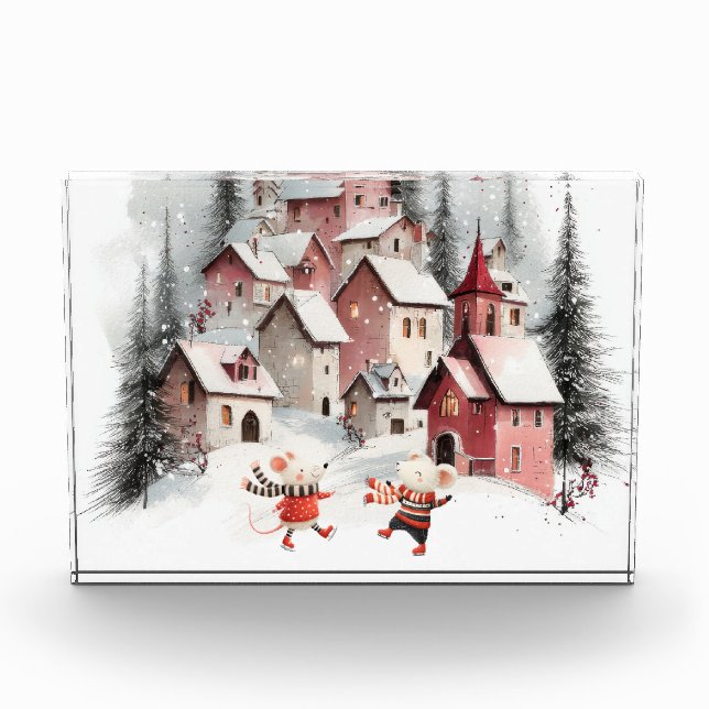 Winter in Mice Town Photo Block (Front)