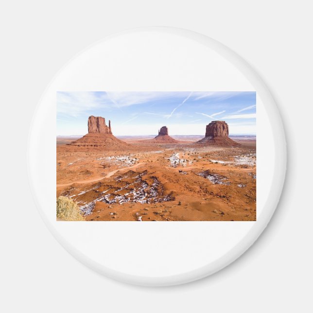 Winter in Monument Valley Magnet (Front)