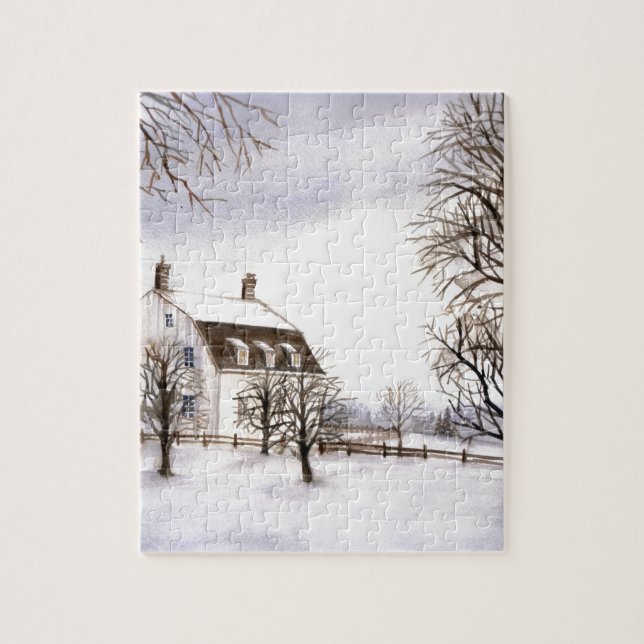 Winter in New England Jigsaw Puzzle (Vertical)