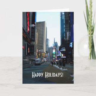 Winter in New York City Photo Holiday Card