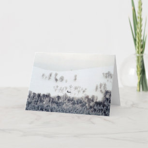 Winter in Paltinis - Romania Holiday Card