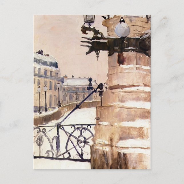 Winter in Paris by Frits Thaulow Postcard (Front)