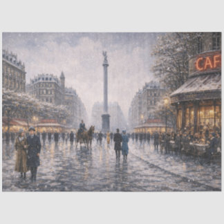 Winter in Place Vendome Tissue Paper