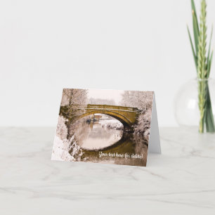 Winter in Pollok Park, Glasgow, Scotland Card