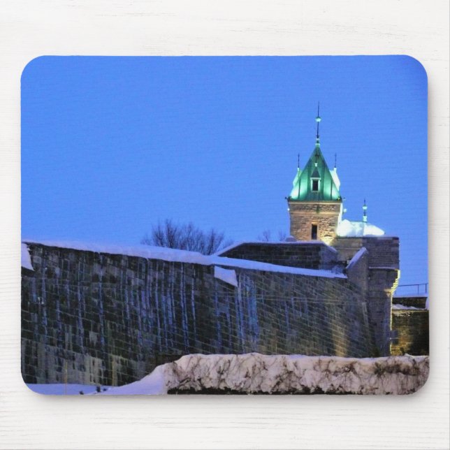 Winter in Quebec, Canada Mouse Mat (Front)