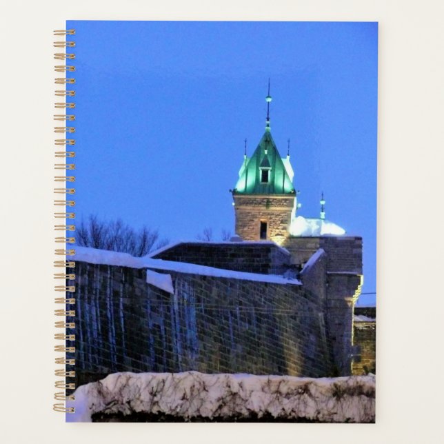 Winter in Quebec, Canada Planner (Front)