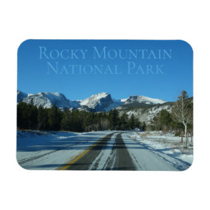 Winter in Rocky Mountain National Park, Colorado Magnet