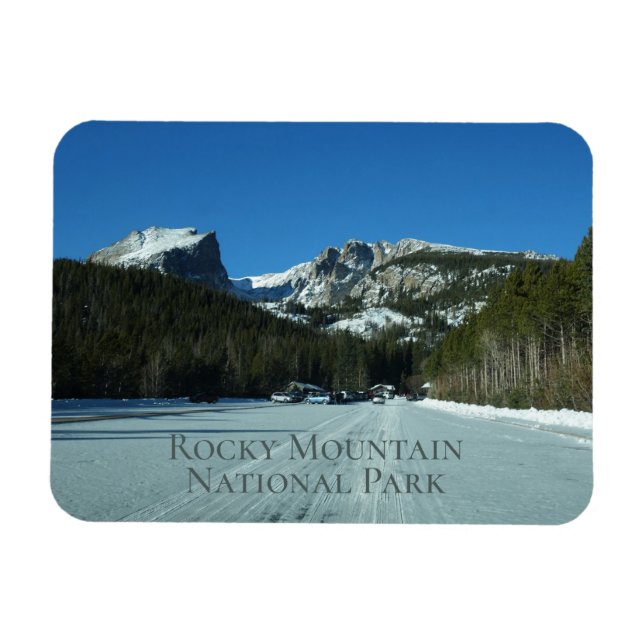 Winter in Rocky Mountain National Park Magnet (Horizontal)