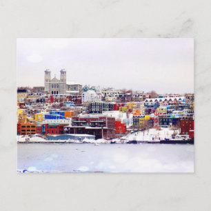 Winter In St. John's Postcard