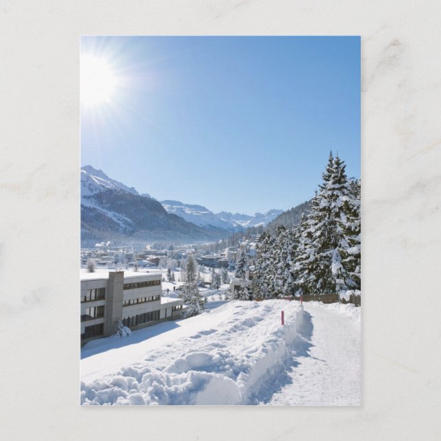 Winter in St. Moritz Postcard (Front)
