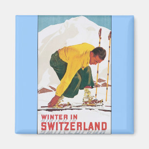 Winter in Switzerland Magnet