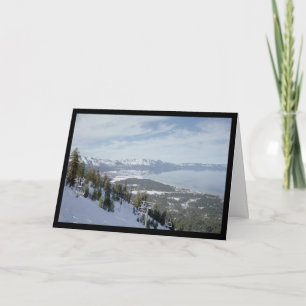 Winter in Tahoe-Song of Sol. 7:5 Greeting Card